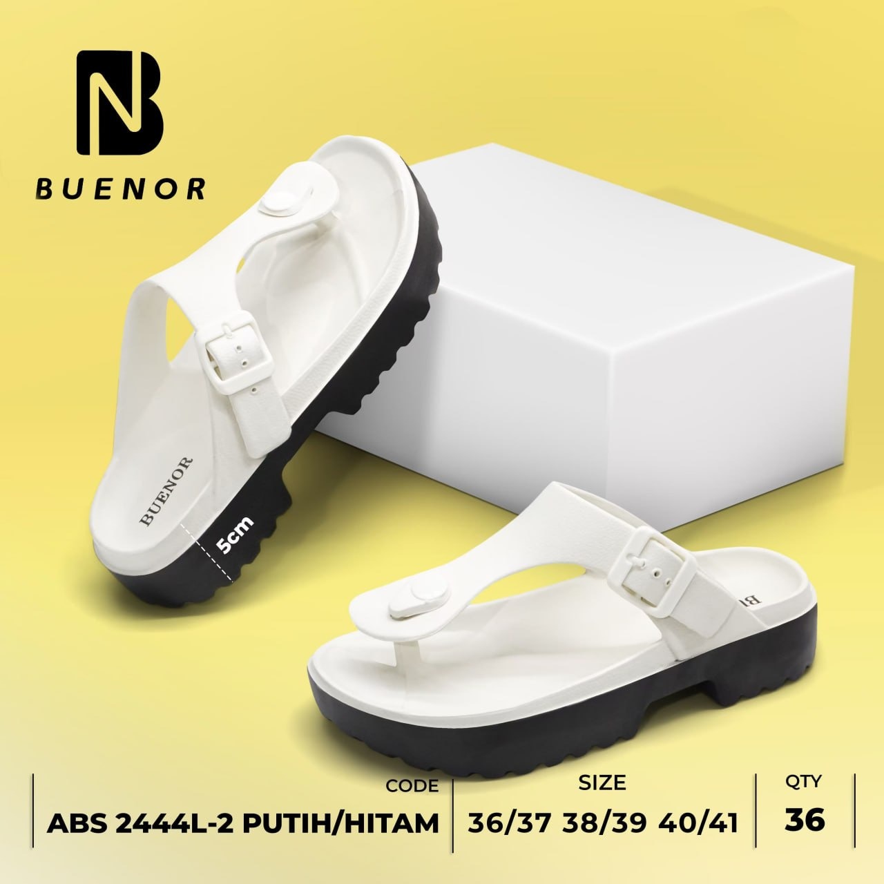 Sendal Jepit Unisex Anti Slip Empuk